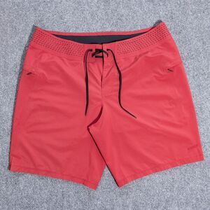 Lululemon Current State Board Shorts 9" Men's 36 Oxblood Red Swim Unlined